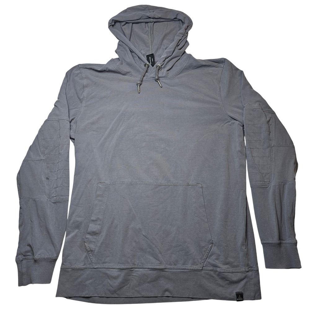 Prana Hooded Long Sleeve Womans M Gravel Sector Athleisure Casual Minimal
